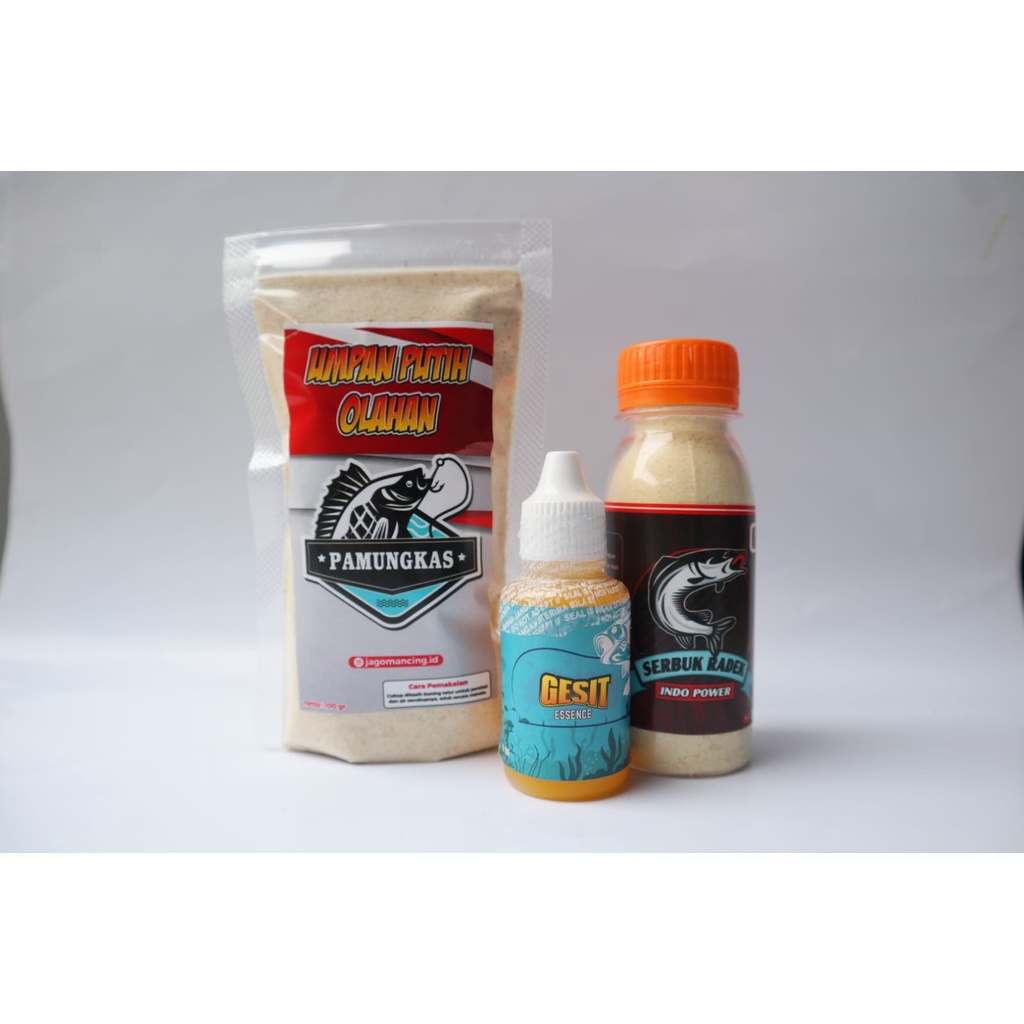 [BISA COD]Paket Umpan Putih Mancing Ikan Nila Bandeng Yang Susah Makan