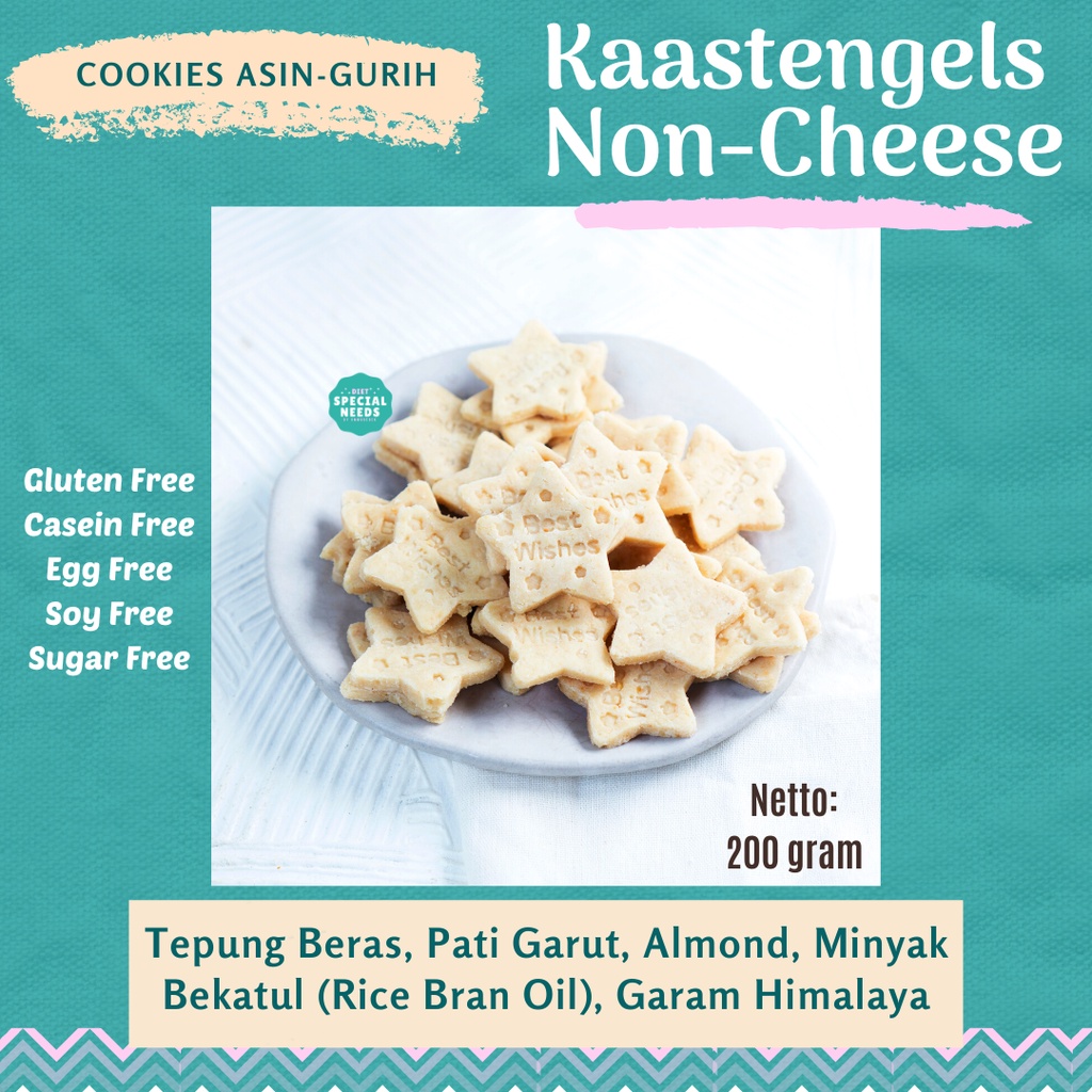 

KAASTENGELS No Cheese - Casein Free, Gluten Free, Sugar Free, Egg Free - Diet Special Needs