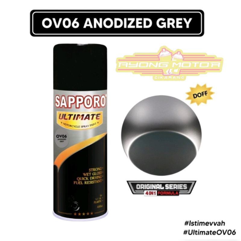 Sapporo Ultimate OV06*** Anodized Grey 4 in 1