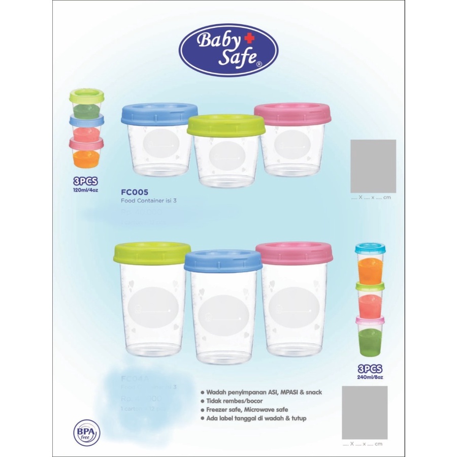 BABY SAFE Food Container