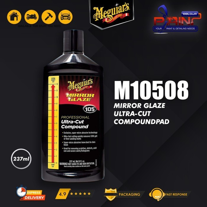 Meguiars Mirror Glaze Ultra Cut Compound M10508 Repack - Paint Colour