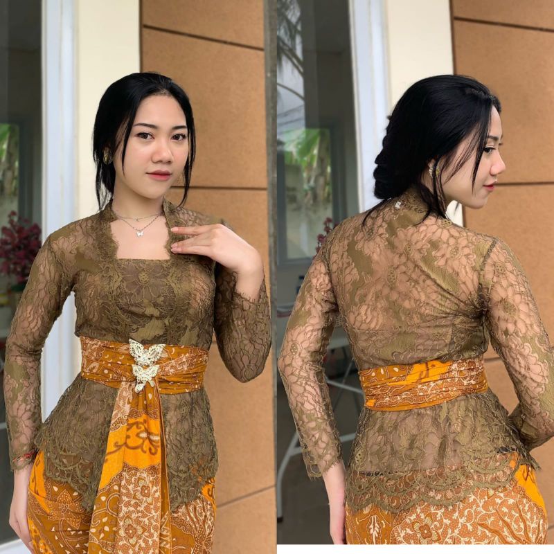 kebaya  Bali jadi brokat semiprancis premium