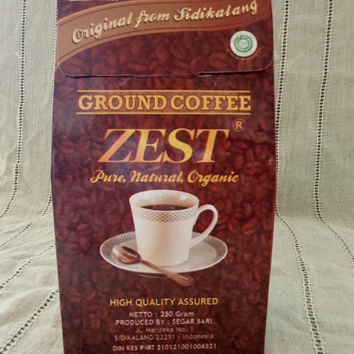 

NEW Kopi Zest Sidikalang Robusta bubuk halus 250 gr