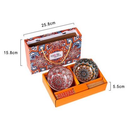 

(COD) Parsel Kado Hadiah Motif Macan Imlek Tahun Baru China 2022 Shio Macan - Orange 2bowl