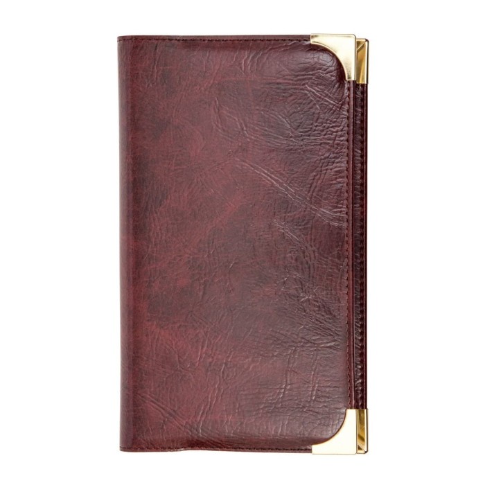 

[Zada] Bantex Business Card Album Maroon #7441 14