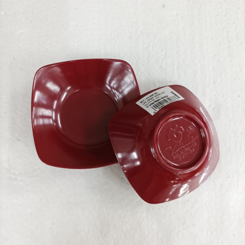 Lepek Saos Kecap Hawai 3.5inch Red Melamin Vanda
