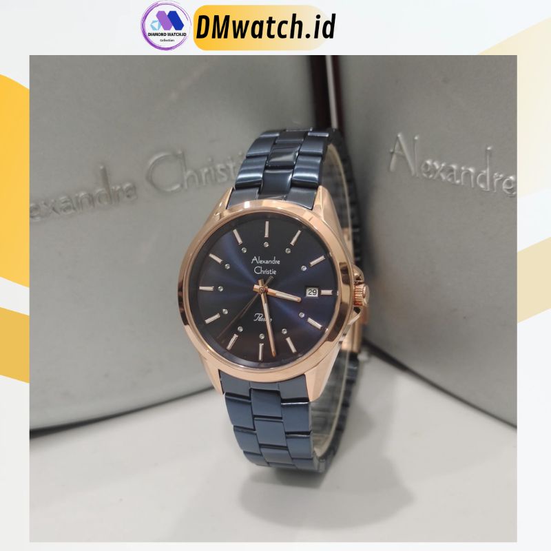 Jam Tangan Wanita Alexandre Christie Ac2836 Ac 2836 Rantai Original Garansi Resmi 1 Tahun