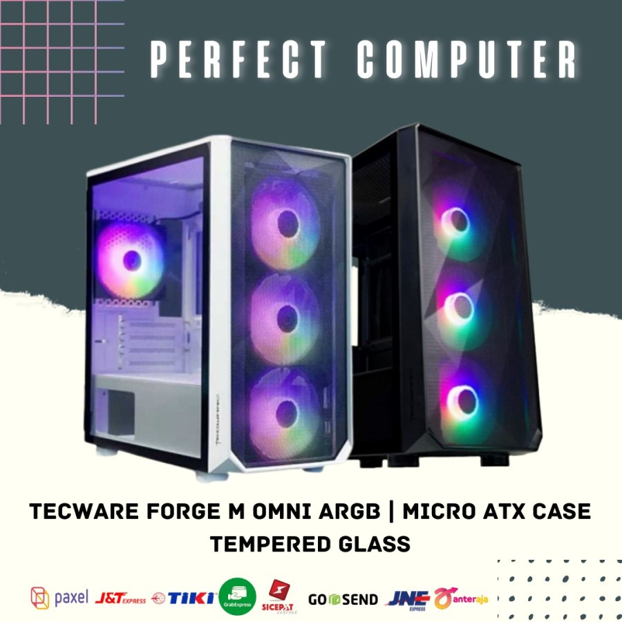 TECWARE FORGE M OMBI ARGB | MICRO ATX CASE TEMPERED GLASS