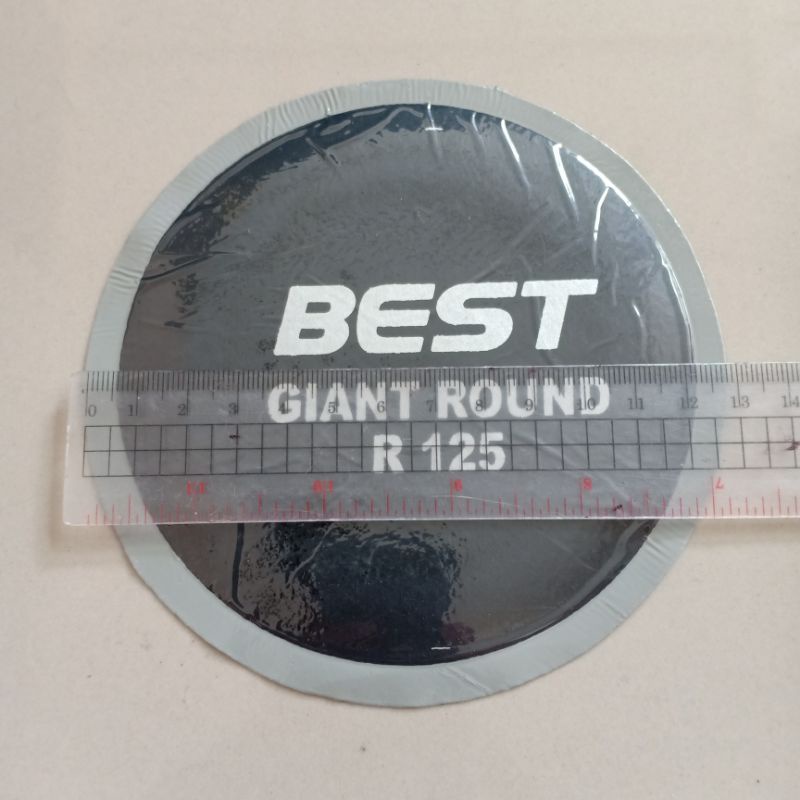 Bestpatch Giant Round 125mm 1 Box isi 10pcs - Karet Tambal Ban Dalam - Best - Bestpatch