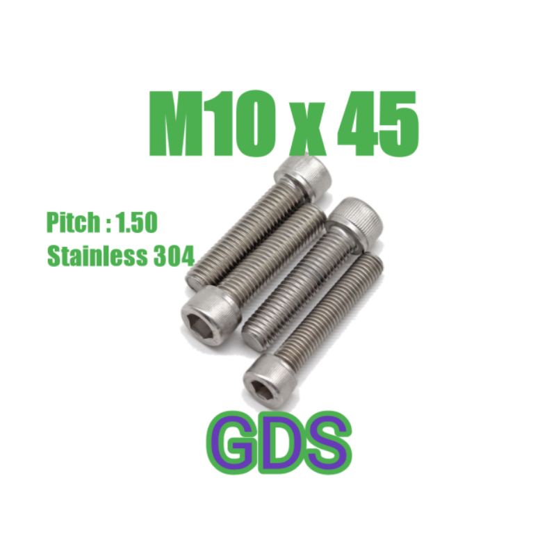 Baut L Stainless M10 x 45 / Baut L Stainless 304