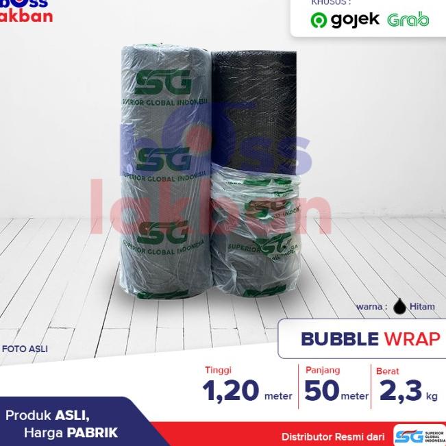 

Bubble Wrap Hitam SG SIAP SOBEK 120 cm x 50 meter Ekonomis