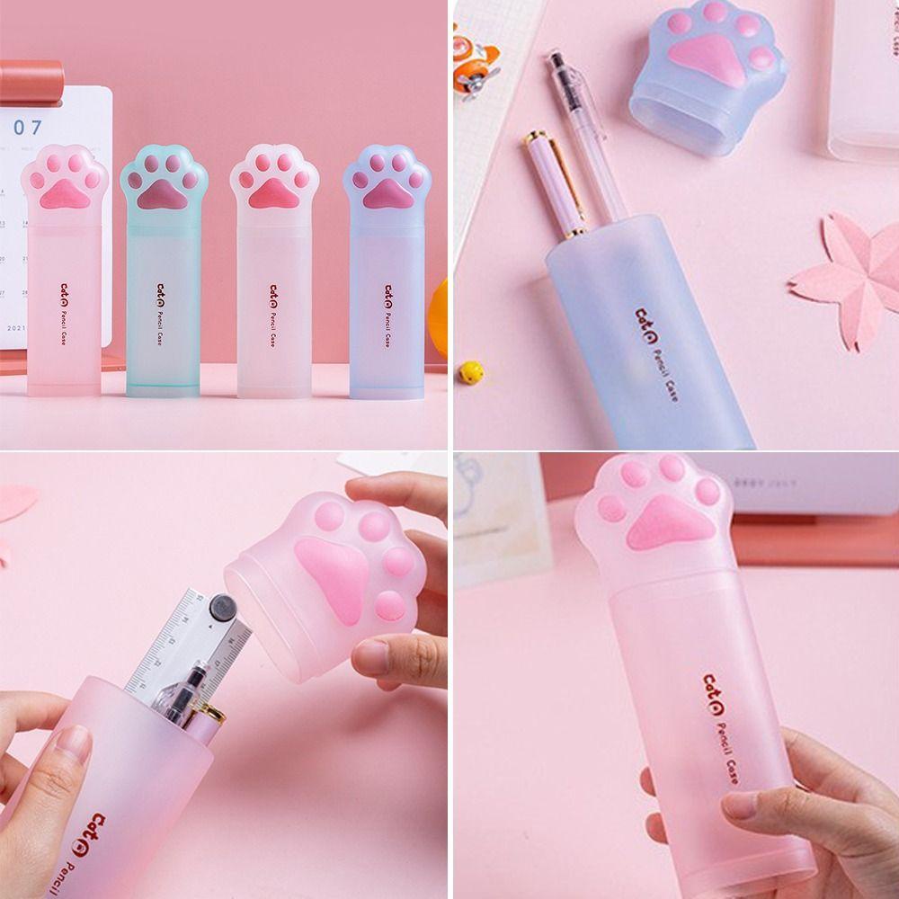 Preva Kotak Pensil Hadiah Kreatif Kartun Cat Paw Stationery Pouch