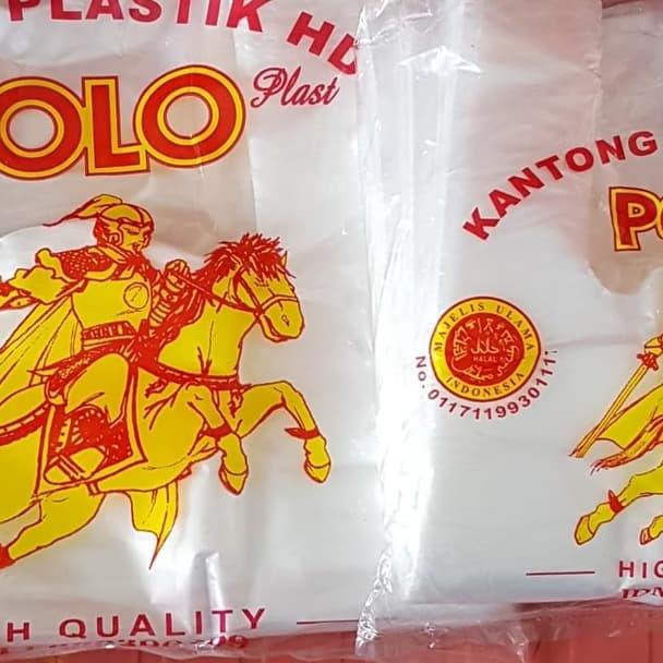 

PAKET ISI 5 Kantong Plastik HD Polo - Kresek Bening - Plastik uk 15 24