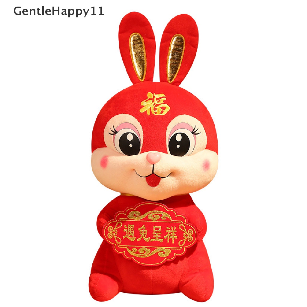 Gentlehappy Chinese Zodiac Fortuna Rabbit Tahun Baru Tang Suit Kelinci Home Decor Boneka Mainan id