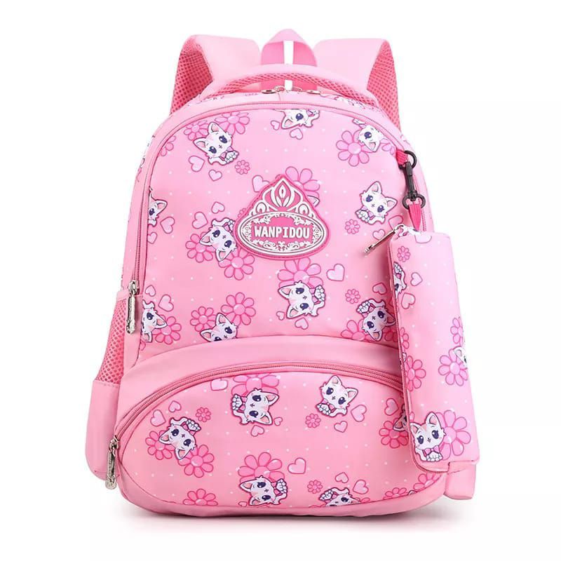 Tas VeleZa Tas Ransel Anak Perempuan 2in1 - tas + tempat pinsil