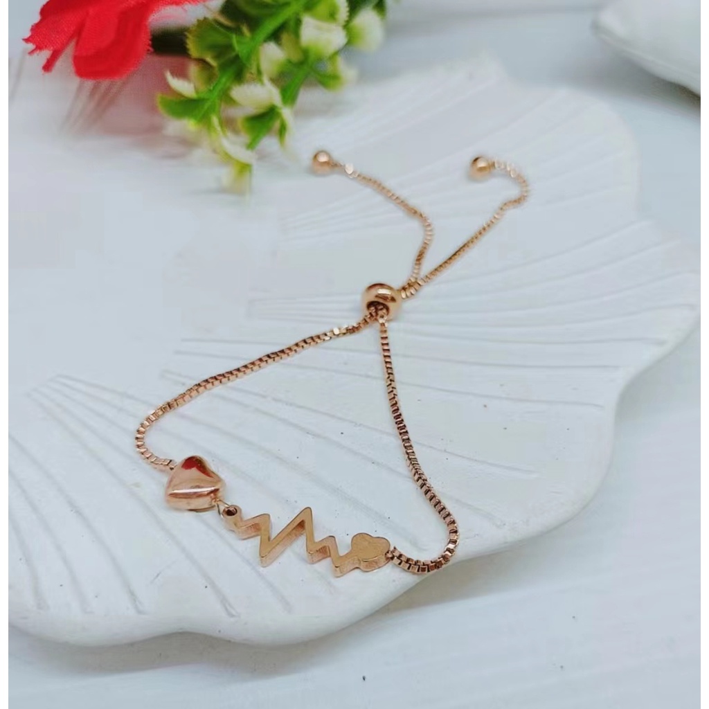 Gelang Serut Love Perhiasan Fashion GS02