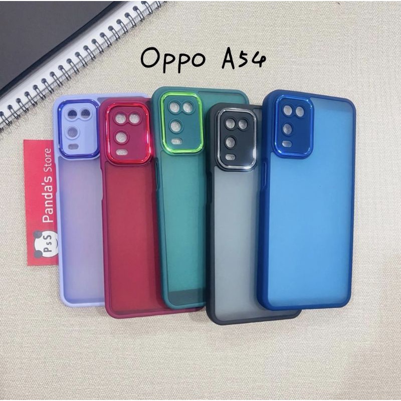 Case Oppo A54 Metal Chrome Softcase Dove Premium Luxury PSS