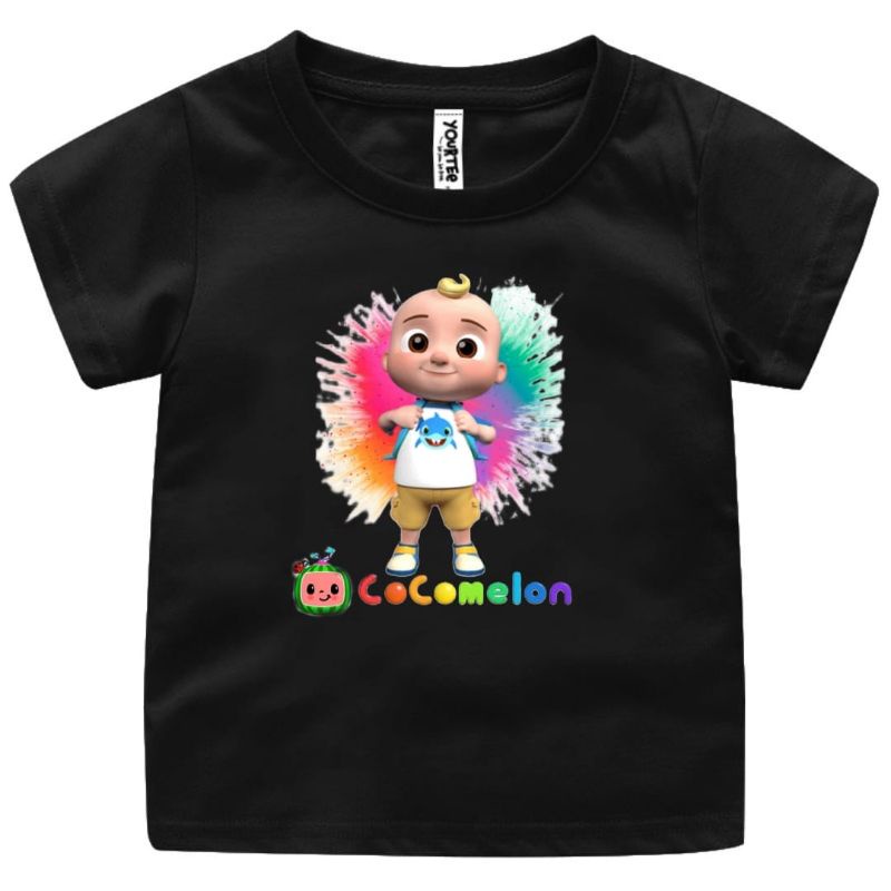 BAJU KAOS ANAK COCOMELON LAKI-LAKI/PEREMPUAN 1-12 TAHUN UKURAN S,M,L,XL,XXL,XXXL