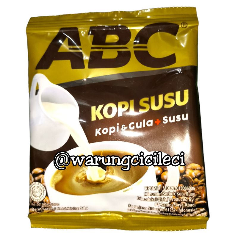 

KOPI ABC SUSU 30g / ABC KOPI SUSU 30g