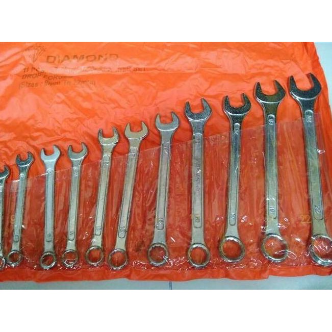 Ring Pas Set 11 pcs Diamond Kunci Ring Pas Set