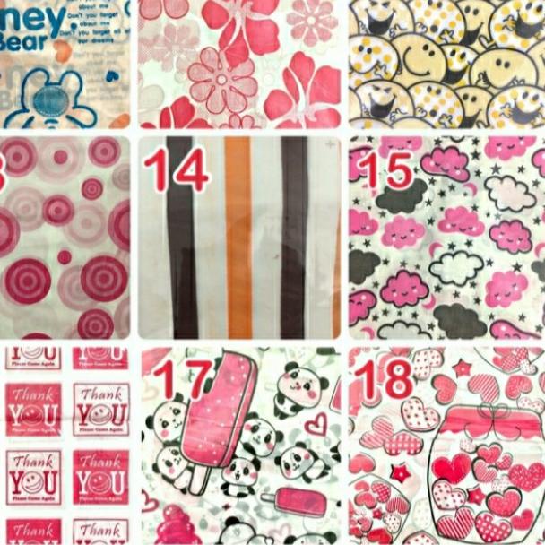 

Kantong Plastik Soft Handle/Softhandle Motif Jumbo 45x50 - 8. HK Pink
