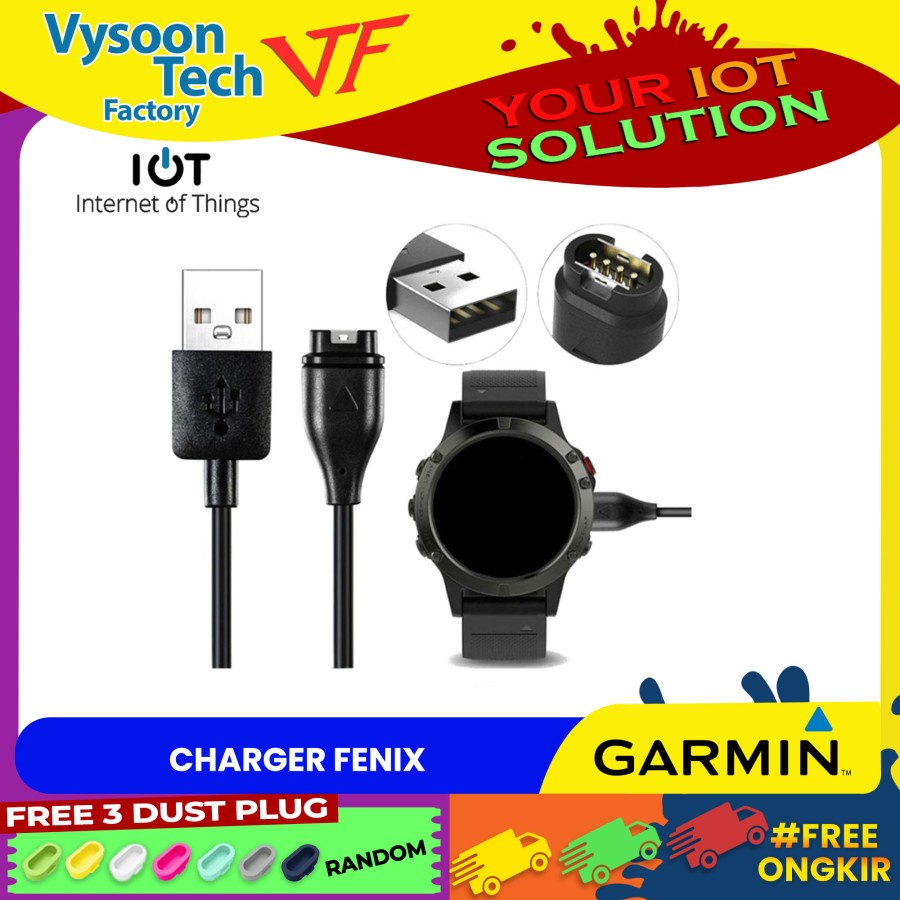 Charger Garmin Original Fenix 6 Forerunner Fenix 5x Fenix 6x Fenix 5