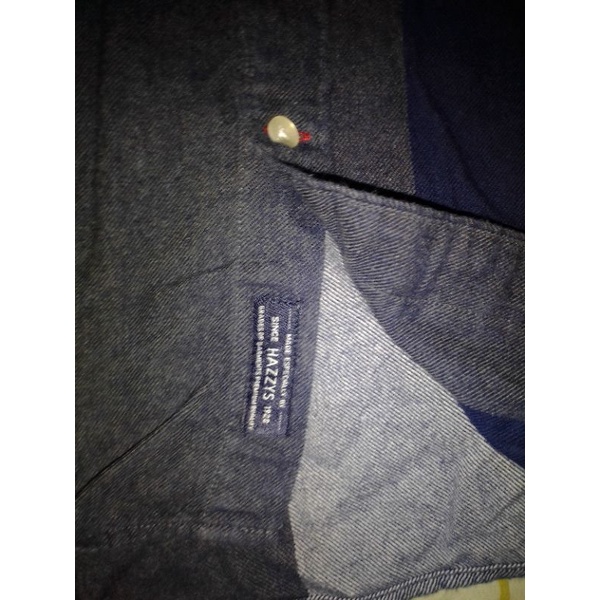 flanel hazzys ,uniqlo second