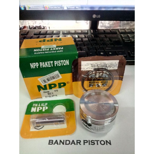Piston Kit NPP Beat FI Injeksi Scoopy FI (KZL)