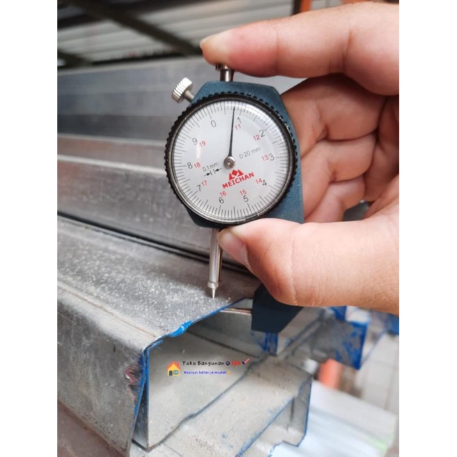 Baja ringan canal c 75 tebal / balok baja