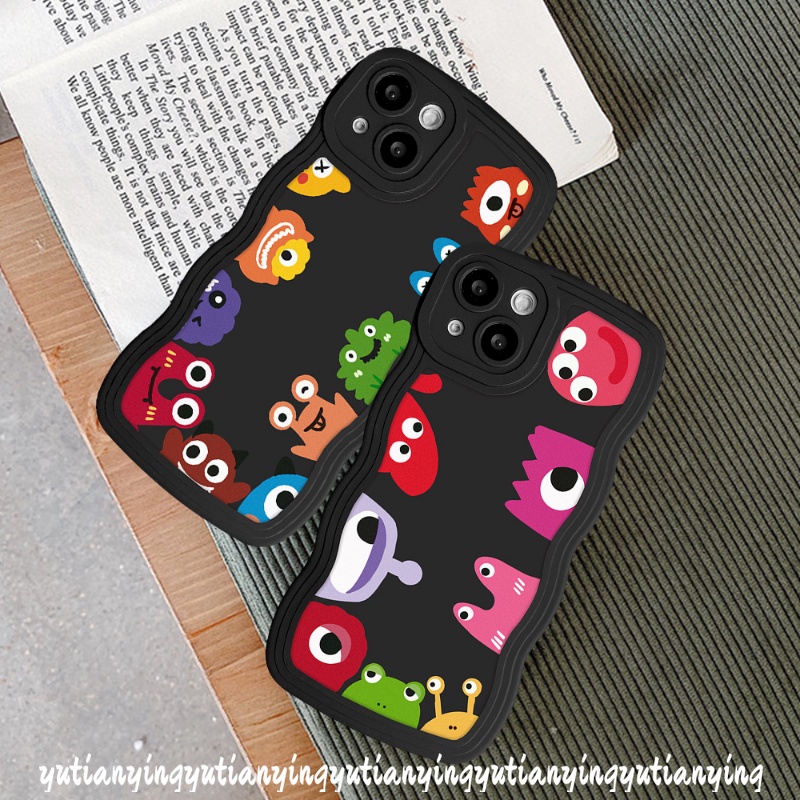 Soft Case Motif Kartun Monster Untuk Realme C35 C25 C15 C21Y C25Y C30 C11 C33 8i 8 9 8pro 9i 5 6i 5i 9pro + 7 7i C12 C11 C25s C20 C3A C20