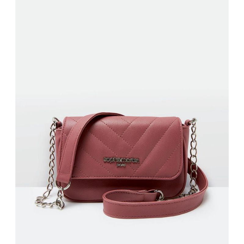Sophie Martin Tas Selempang Wanita Dusty Pink