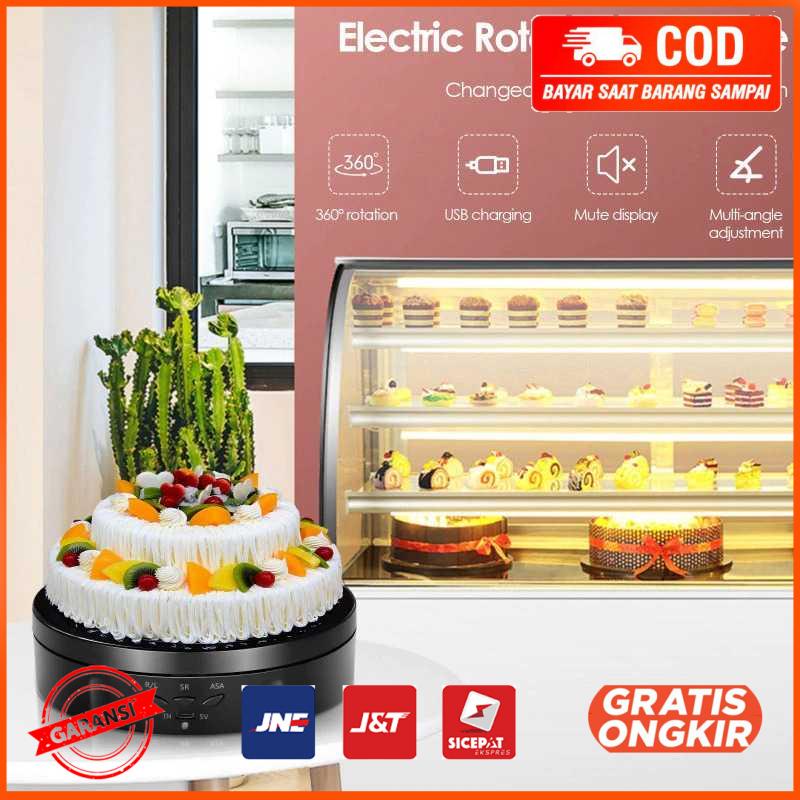 Alas Putar Fotografi Rotating Display Stand 360 Turntable 14.5cm