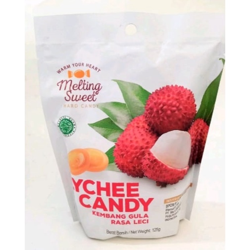 Jual Melting Sweet Lychee Candy 125 Gram Permen Rasa Leci Lychee Candy Kembang Gula Rasa Leci 6419