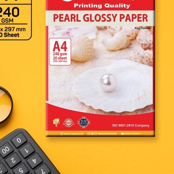 

Kertas Foto e-Print Pearl Glossy A4 240 GSM