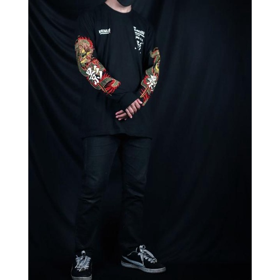 KREMLIN Long sleeve kaos lengan panjang - Shadow - Black - M