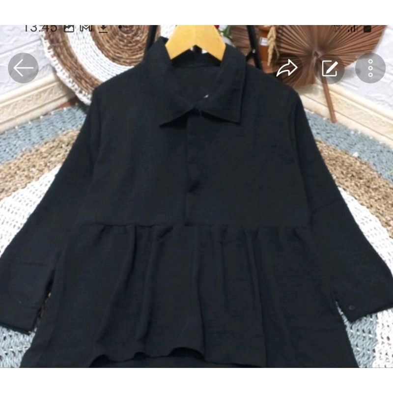 RENATA BLOUSE CRINKLE AIRFLOW///ATASAN WANITA CRINKLE