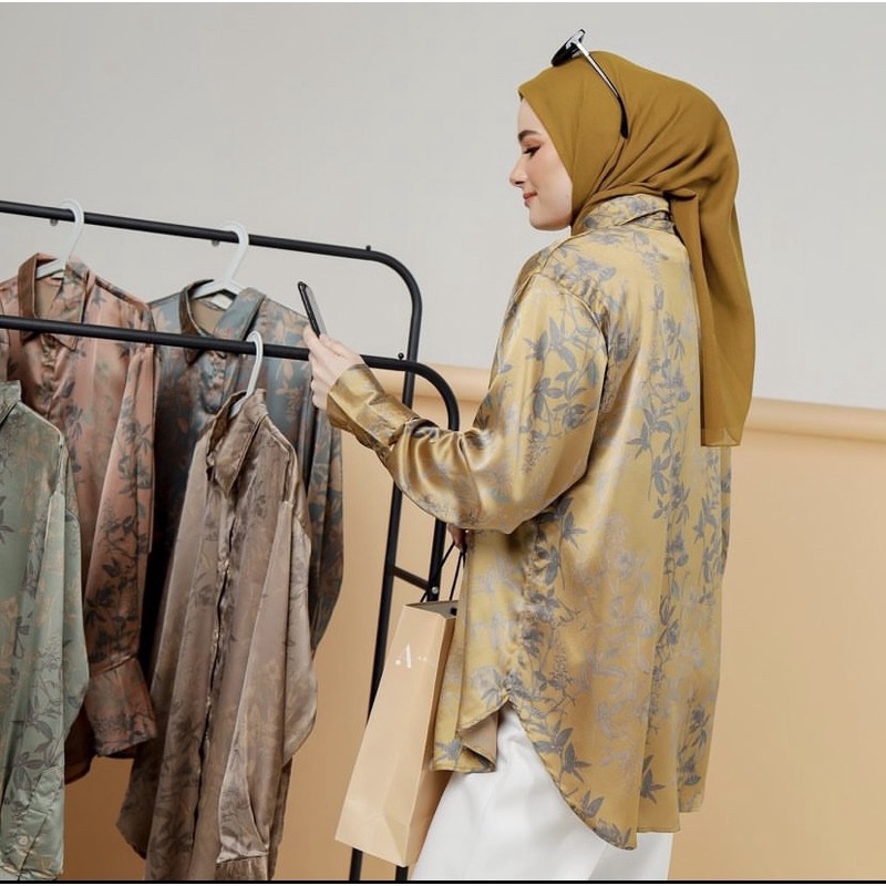 BLOOM SHIRT / SILK DIOR (BY ARASCRAF)