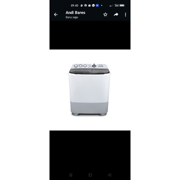 sharp es-t86 mesin cuci 8 kg 2 tabung