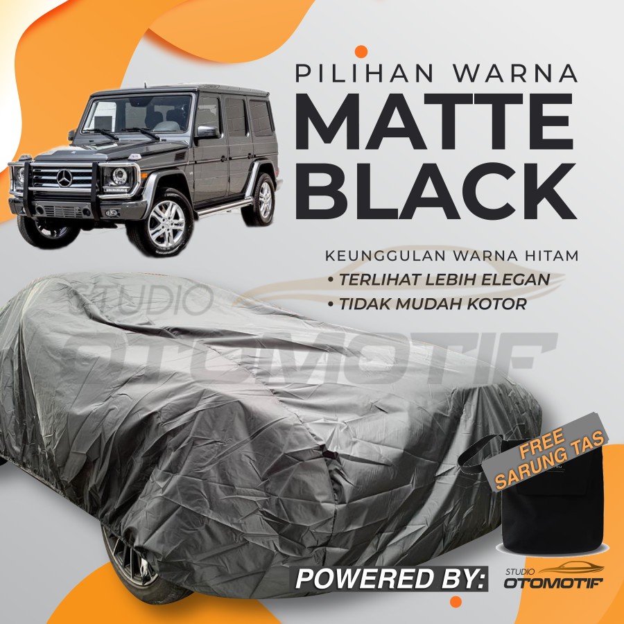 BODY COVER BLACK WATERPROOF Mercy GE280 1979-1990 SARUNG MOBIL GE 280