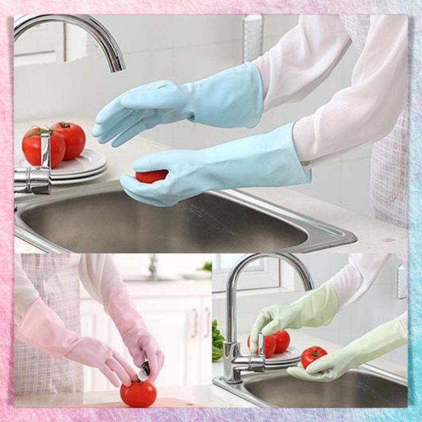 Sarung Tangan Karet | Sarung Tangan Latex | Sarung Tangan Cuci Piring Anti Air | Rubber Gloves