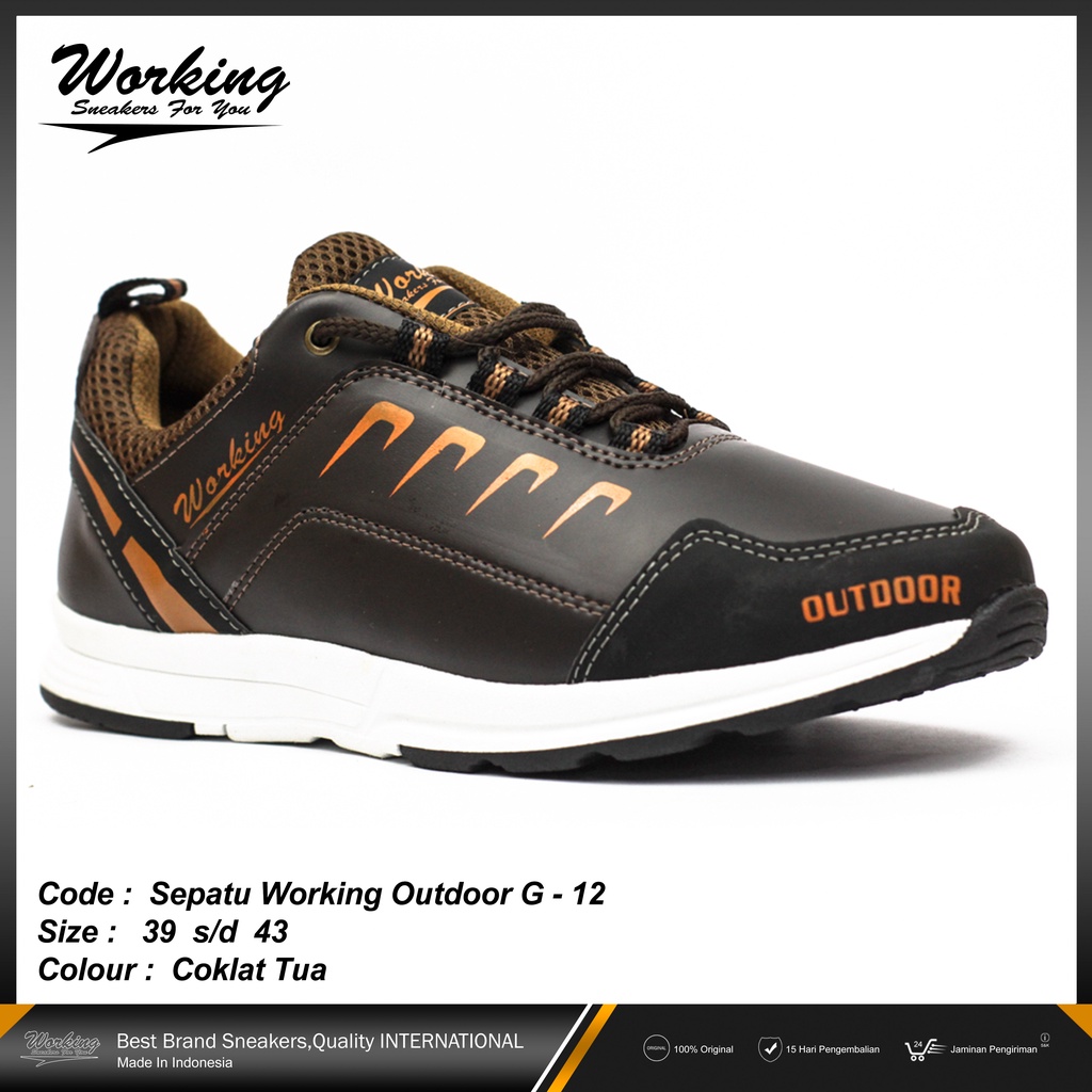 Working Sneakers For You Sepatu Kasual Sport G-12