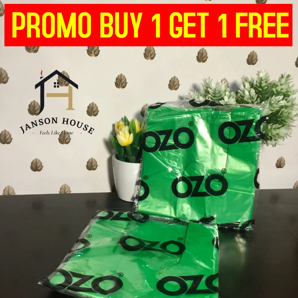 Jual Promo Buy Get Free Kantong Plastik Kresek Tebal Warna Hijau Ukuran X Cm Total