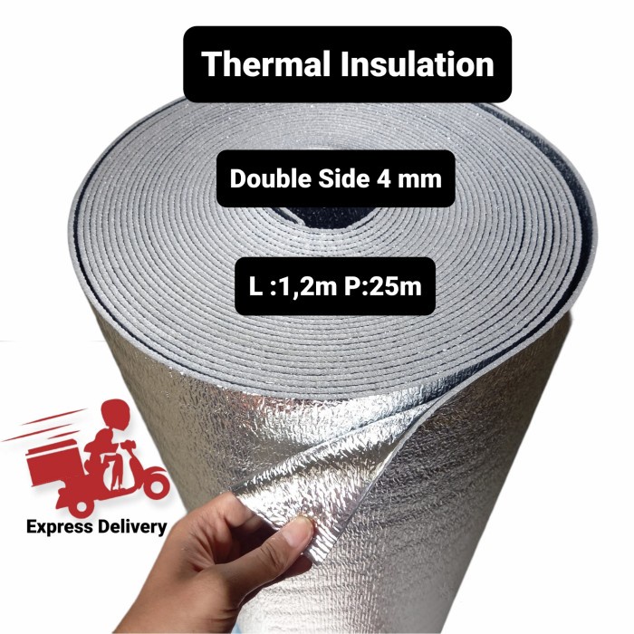 {MusikStore} Aluminium Foil Foam Roll Peredam Panas Atap Rumah Murah