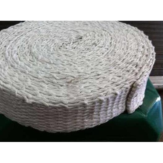 Asbes Pita 1" / Asbestos Tape / Isolasi Tahan Panas / Isolasi Knalpot
