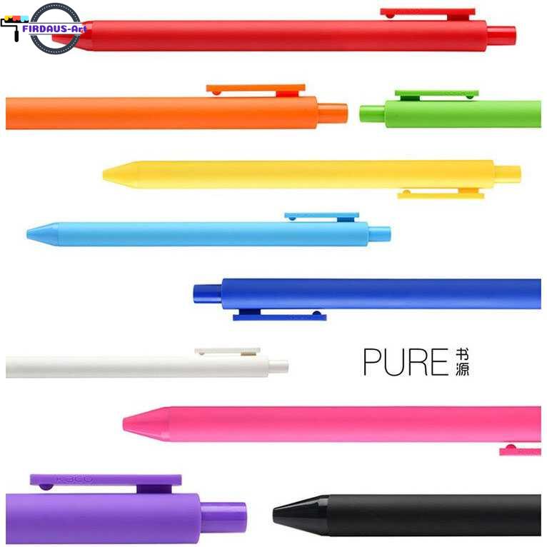 

KACO PURE Candy Gel Pen Pena Pulpen Bolpoin 0.5mm 10PCS - K1015 (Colorful Ink)