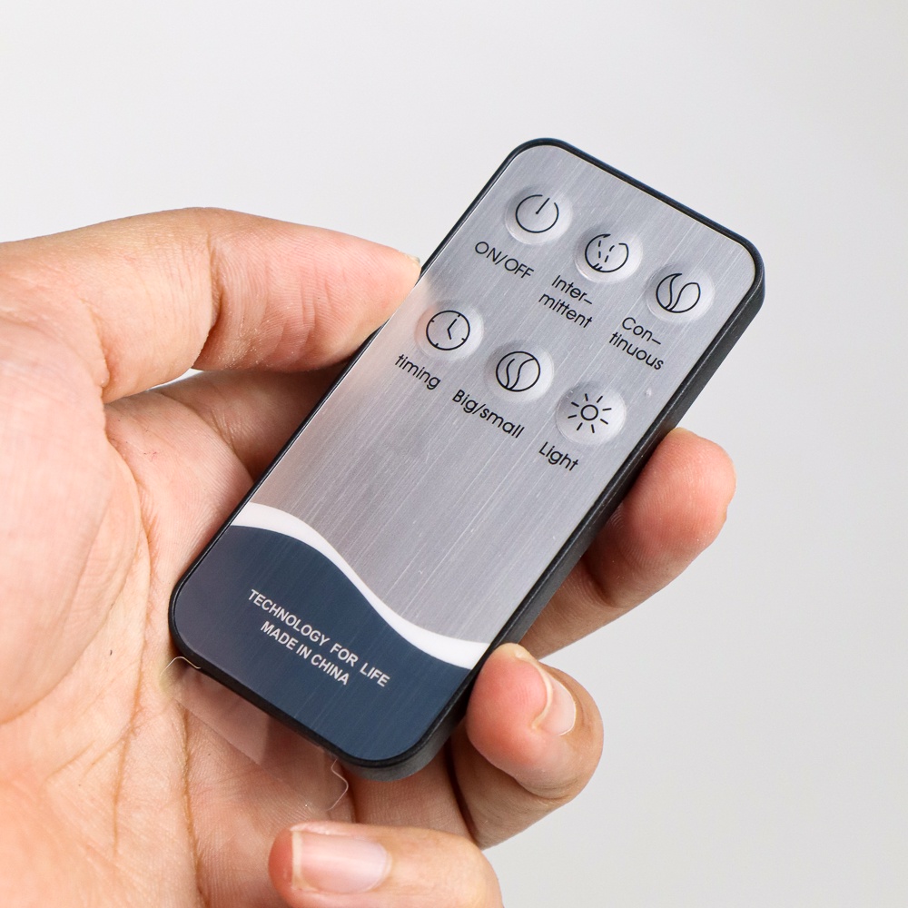 Taffware Air Humidifier Aromatherapy Oil Diffuser 7 Color 500ml with Remote Control - HUMI H14A - White