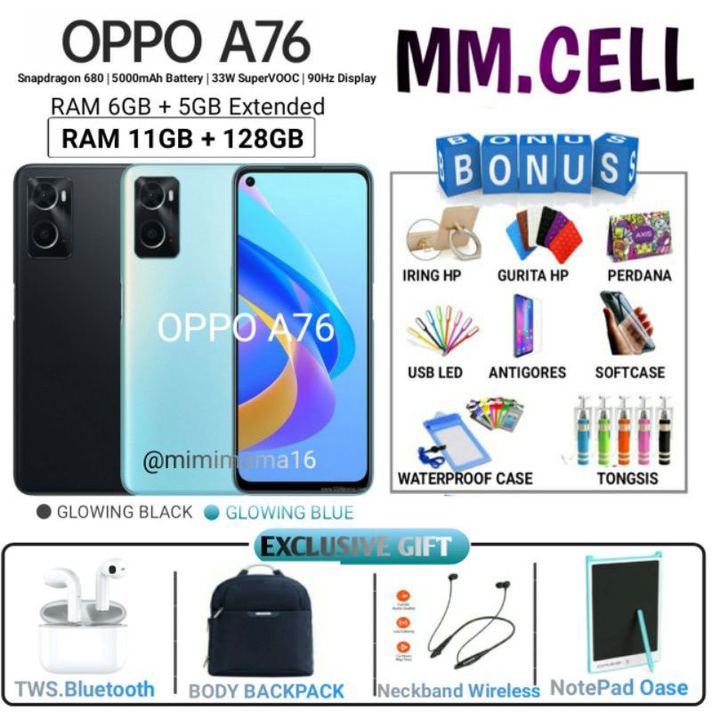 OPPO A18 4/128 GB | A 18 4/128GB GARANSI RESMI OPPO INDONESIA