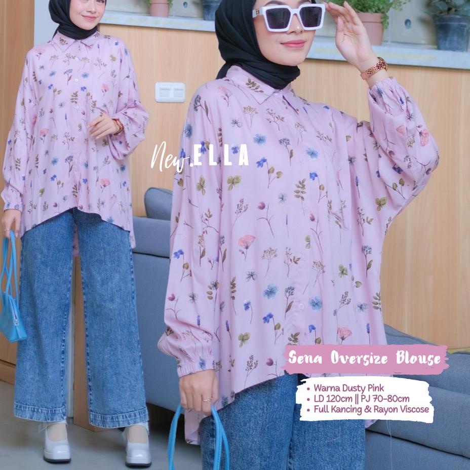 HOT ATASAN OVERSIZE BLOUSE BUSUI BY DLINK STORE / CILO TAKY MIAU GASI GIMU YOSA CAVA NILAM ❁ 865