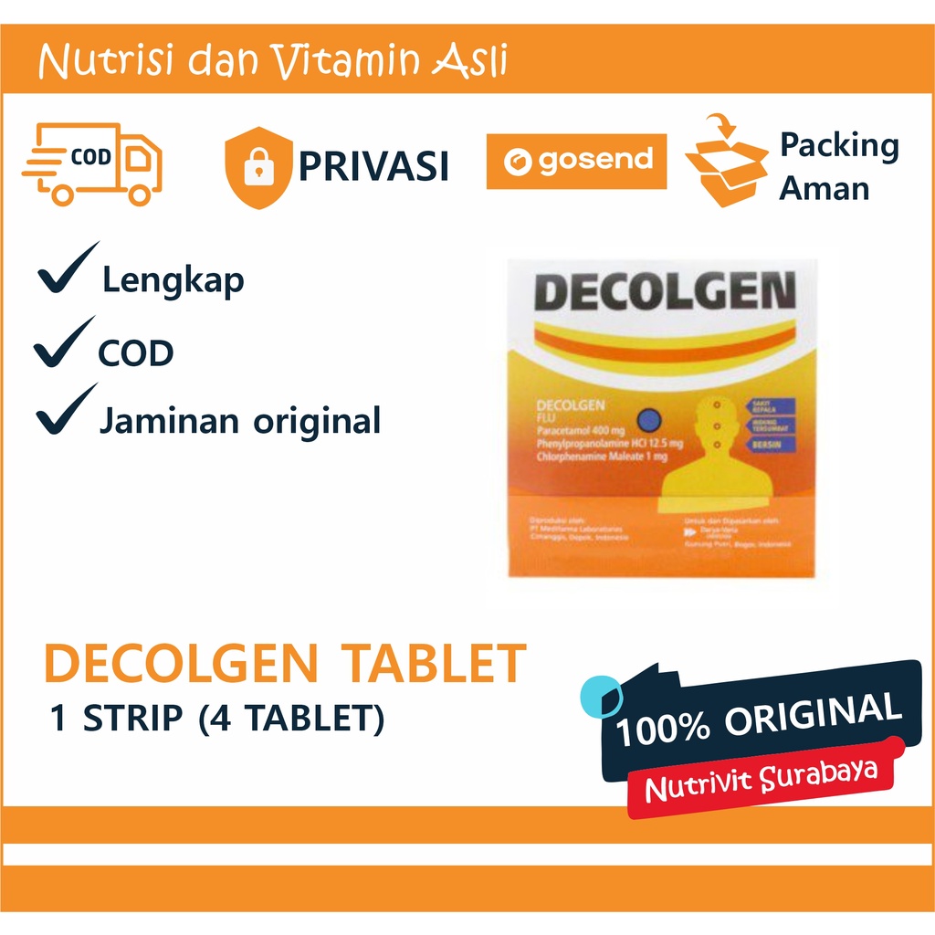 Decolgen Per Strip 4 Tablet