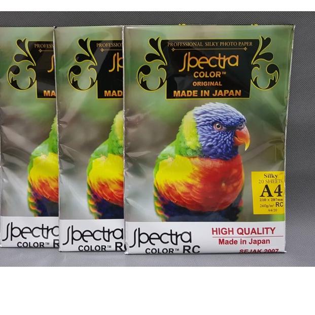 

PROMO !!! SPECTRA RC Inkjet Paper Silky A4/260 gsm